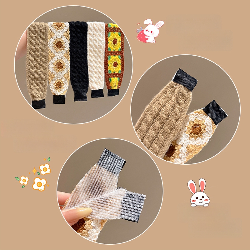 Κορδέλα μαλλιών για πλύσιμο προσώπου, γυναικείο γλυκό στυλ, υφαντό ύφασμα, προσαρμοστική