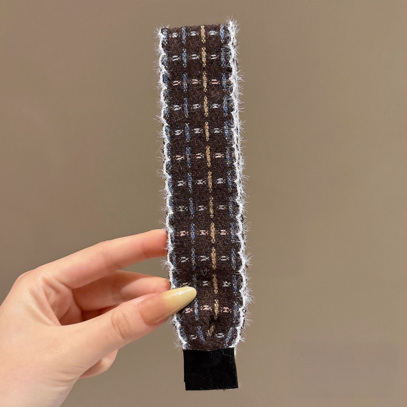 Κορδέλα μαλλιών για πλύσιμο προσώπου, γυναικείο γλυκό στυλ, υφαντό ύφασμα, προσαρμοστική