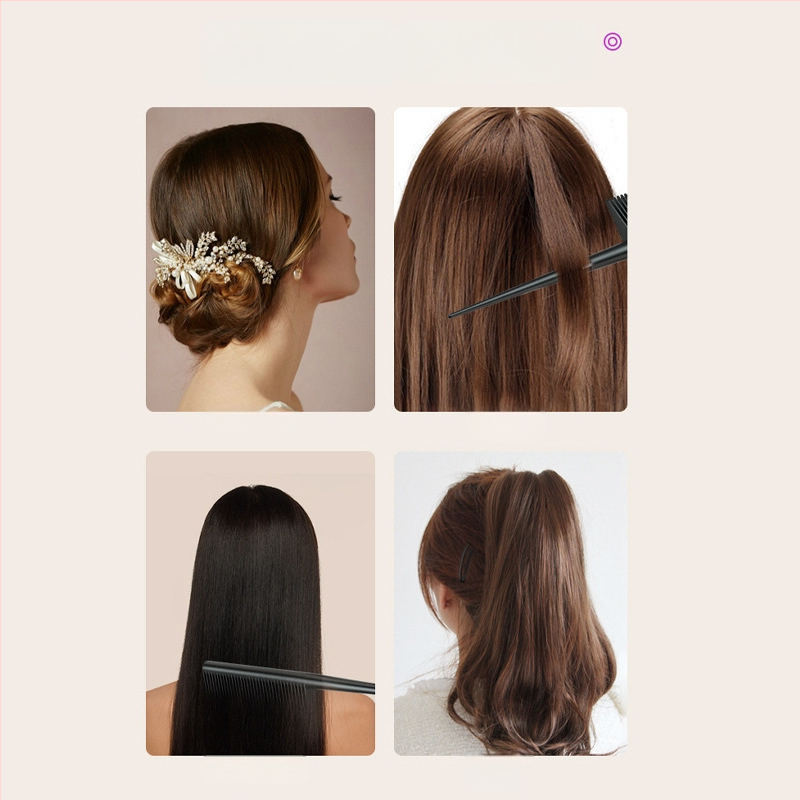 Гребен за коса с широки зъби – минималистичен дизайн, пластмасов, за лесно разплитане на къдрава коса