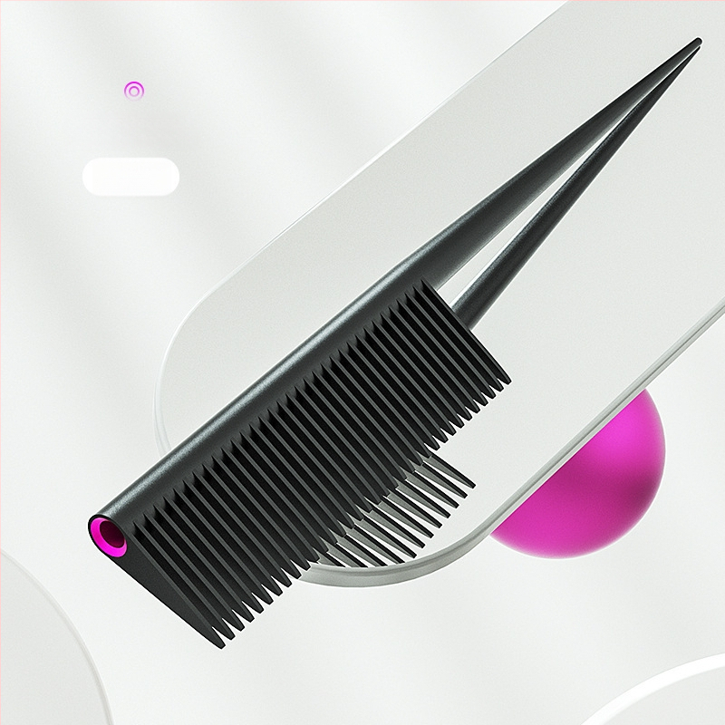 Гребен за коса с широки зъби – минималистичен дизайн, пластмасов, за лесно разплитане на къдрава коса