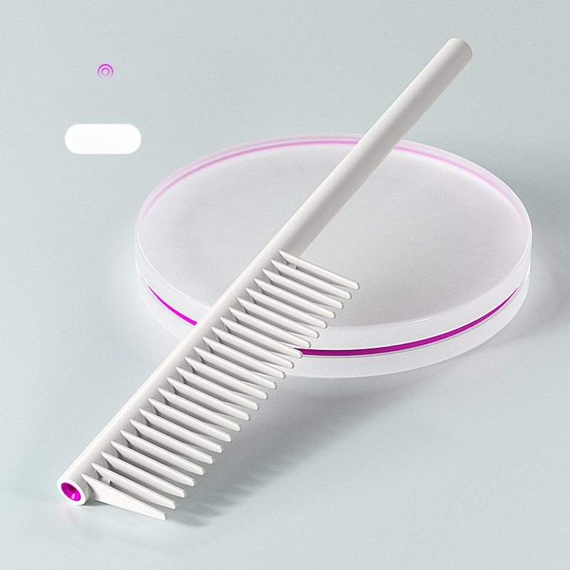 Гребен за коса с широки зъби – минималистичен дизайн, пластмасов, за лесно разплитане на къдрава коса