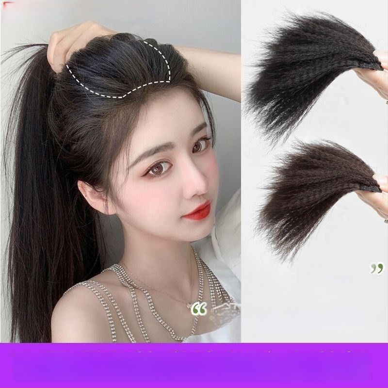 Parukos gabalas, tiesūs plaukai, mišrios šilko plaukai, rankų audimas, kilmė Kinija