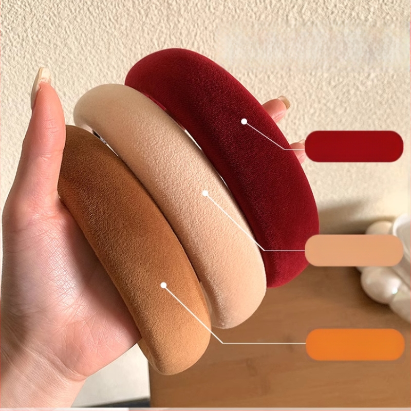 Velūra galvas lente, roku darbs, japāņu–koriešu stils, galvas rotas, sievietēm