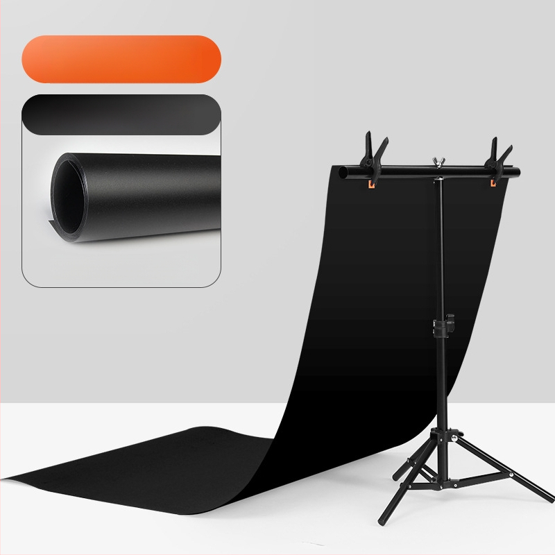 Fona statīvs ar metāla rāmi un PVC fonu produktu fotografēšanai; svars 1,2 kg; zīmols Refutuna/ruifutu