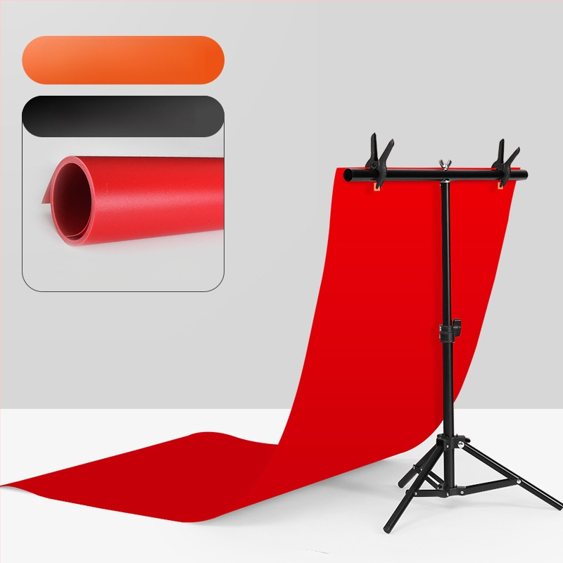 Fona statīvs ar metāla rāmi un PVC fonu produktu fotografēšanai; svars 1,2 kg; zīmols Refutuna/ruifutu