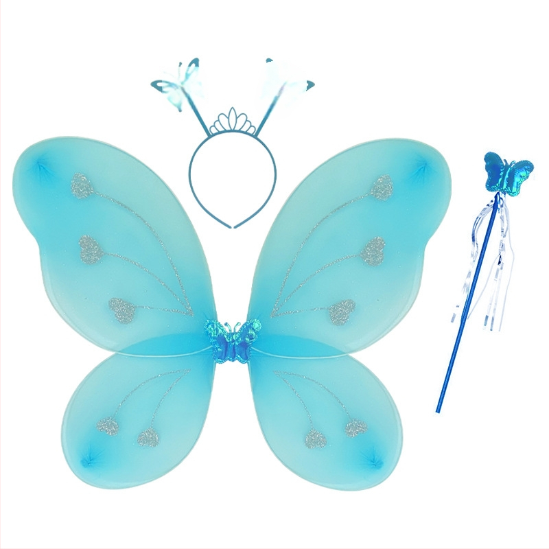 Aripioare de înger pentru costumație, fabricate manual, material: nylon + sârmă de fier, marca Cute pet