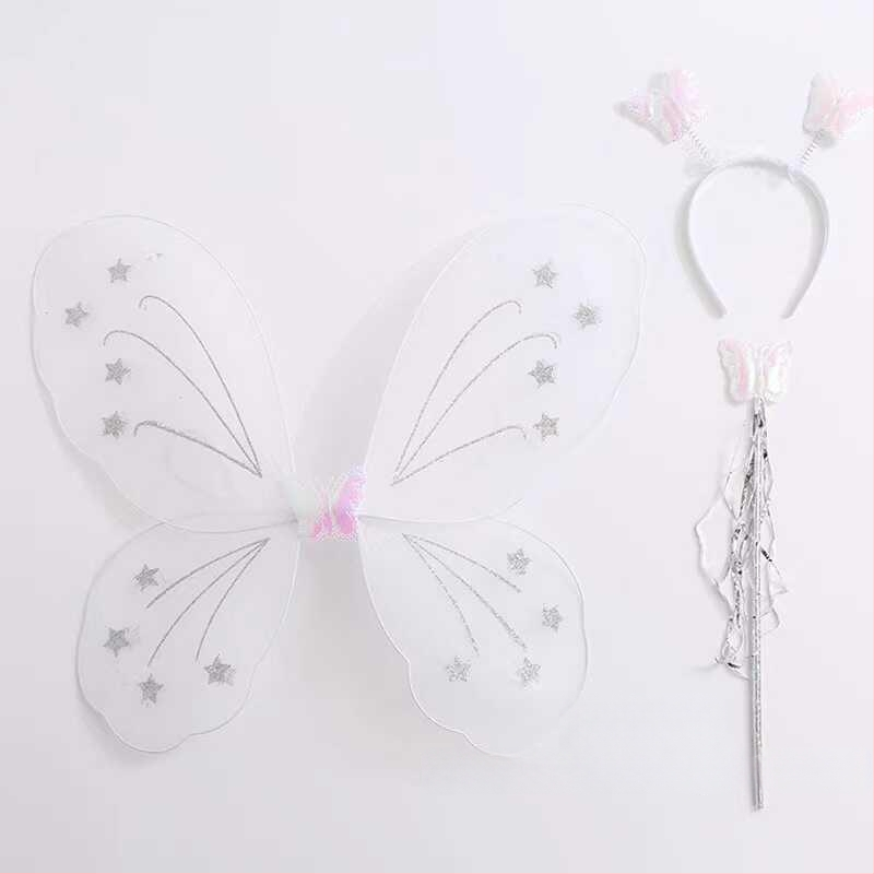 Bērnu eņģeļu spārni uz muguras – Tauriņa spārni uzstāšanās un princeses tēla veidošanai (Vecums 0–3 gadi; Materiāls: Cits; 3C: Elektriska rotaļlieta zem 14 gadiem)