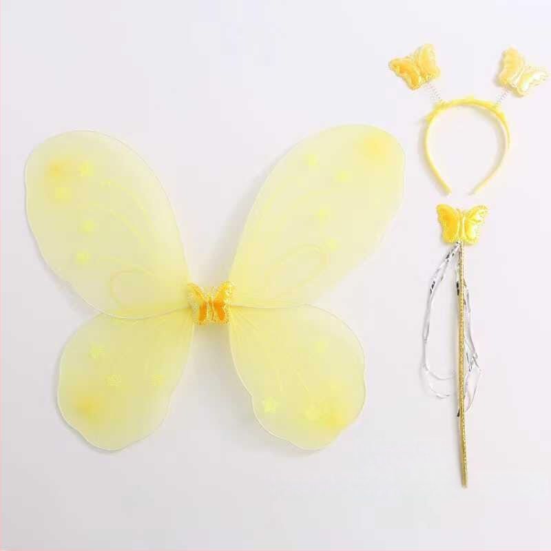 Bērnu eņģeļu spārni uz muguras – Tauriņa spārni uzstāšanās un princeses tēla veidošanai (Vecums 0–3 gadi; Materiāls: Cits; 3C: Elektriska rotaļlieta zem 14 gadiem)