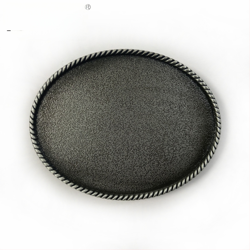 Siksnas sprādze, cinka sakausējums, rietumu kauboju stil, gun-black pārklājums, pielāgojama