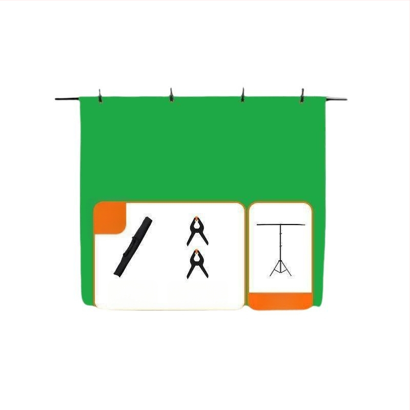 Chromakey auduma fona statīvs ar pārnēsājamu konstrukciju, uzlabots dizains