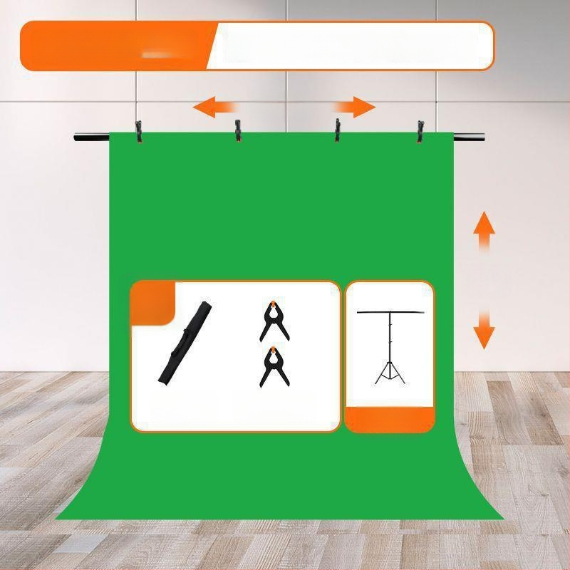 Chromakey auduma fona statīvs ar pārnēsājamu konstrukciju, uzlabots dizains