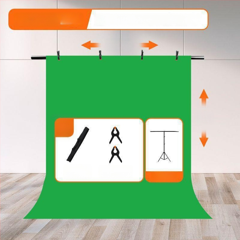 Chromakey auduma fona statīvs ar pārnēsājamu konstrukciju, uzlabots dizains