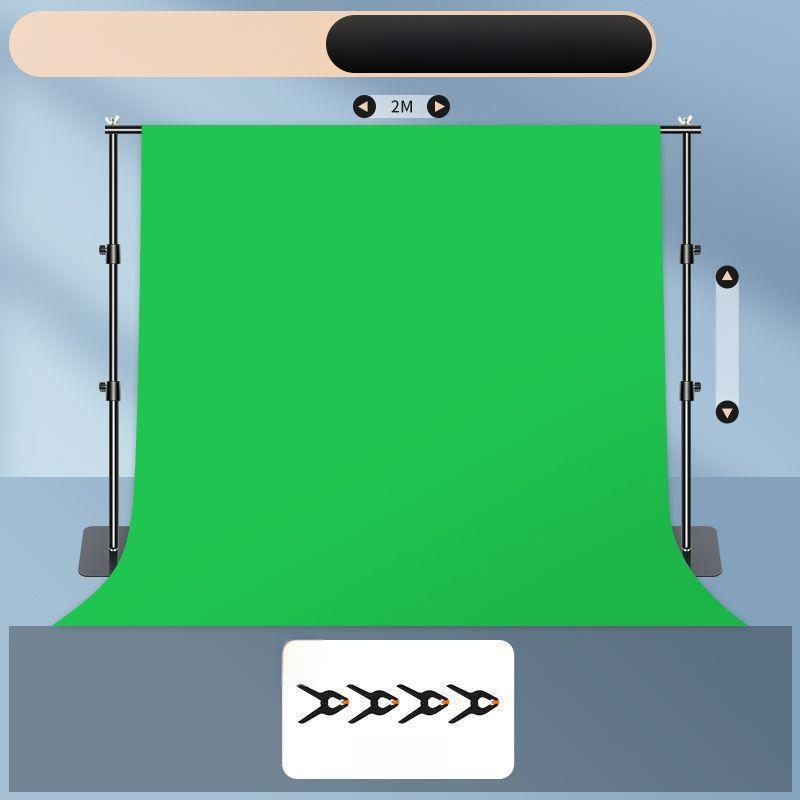 Chromakey auduma fona statīvs ar pārnēsājamu konstrukciju, uzlabots dizains