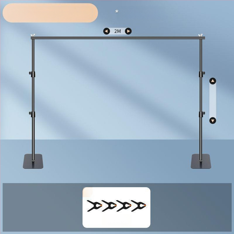 Chromakey auduma fona statīvs ar pārnēsājamu konstrukciju, uzlabots dizains