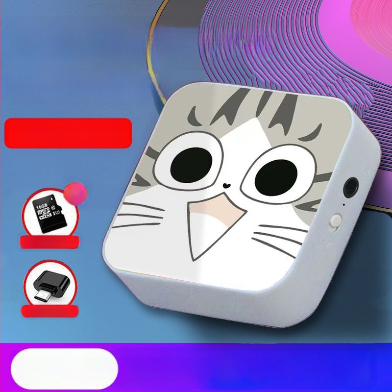 Bluetooth MP3-mängija õpilastele — 128MB salvestusruum; auto toide; kaasas kõrvaklapid, OTG ja mälukaart