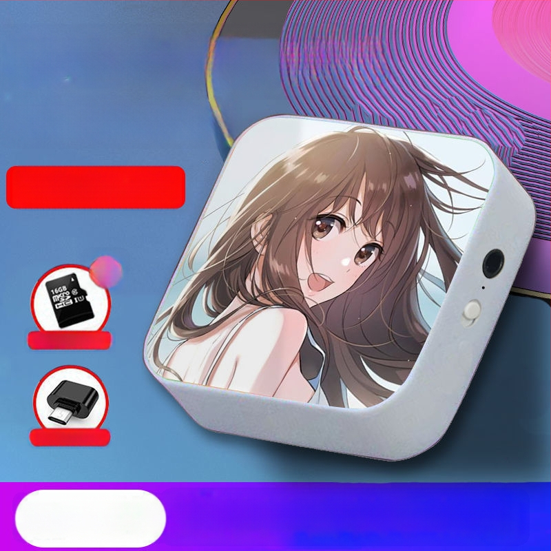 Bluetooth MP3-mängija õpilastele — 128MB salvestusruum; auto toide; kaasas kõrvaklapid, OTG ja mälukaart