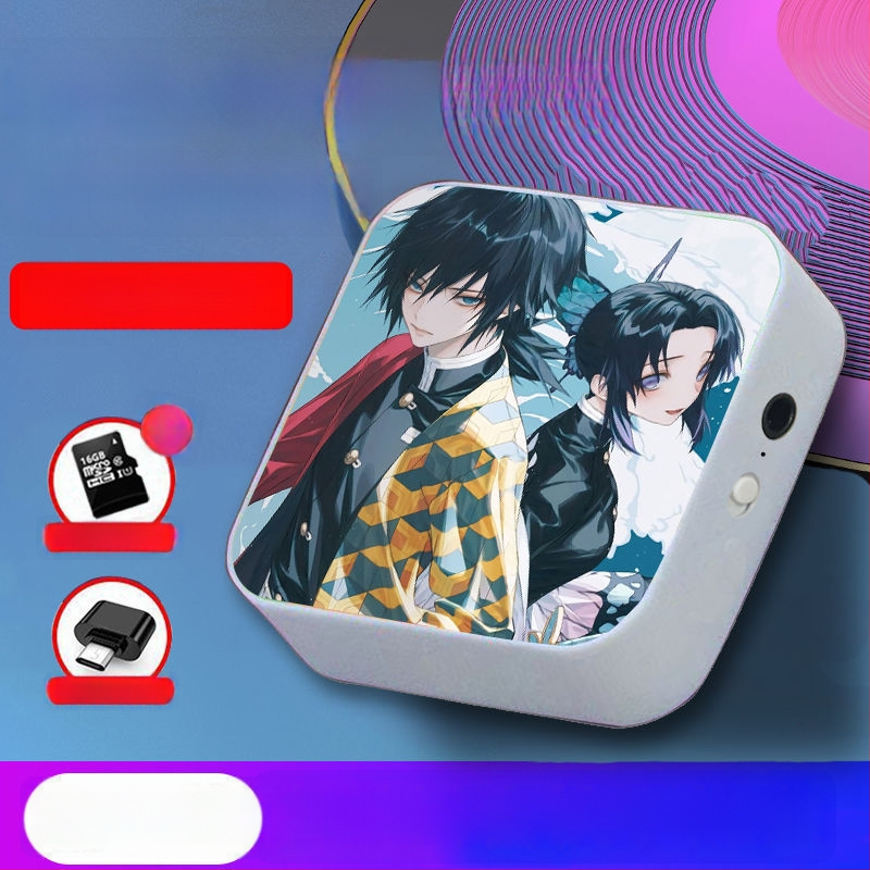 Bluetooth MP3-mängija õpilastele — 128MB salvestusruum; auto toide; kaasas kõrvaklapid, OTG ja mälukaart