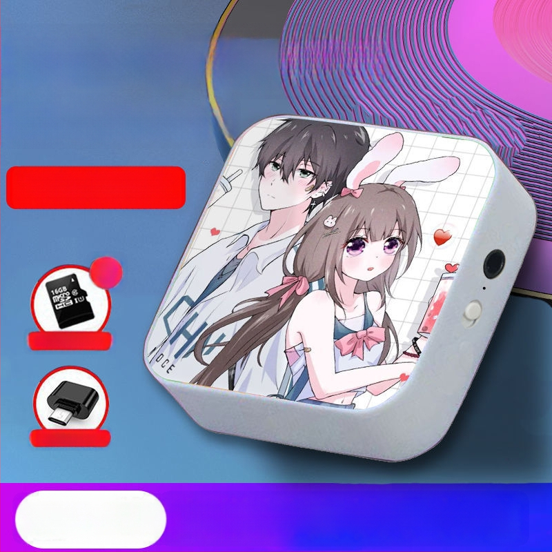 Bluetooth MP3-mängija õpilastele — 128MB salvestusruum; auto toide; kaasas kõrvaklapid, OTG ja mälukaart