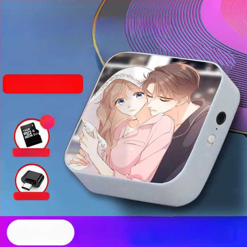 Bluetooth MP3-mängija õpilastele — 128MB salvestusruum; auto toide; kaasas kõrvaklapid, OTG ja mälukaart