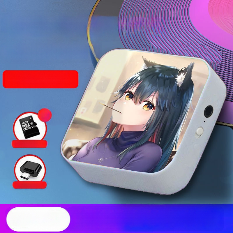 Bluetooth MP3-mängija õpilastele — 128MB salvestusruum; auto toide; kaasas kõrvaklapid, OTG ja mälukaart