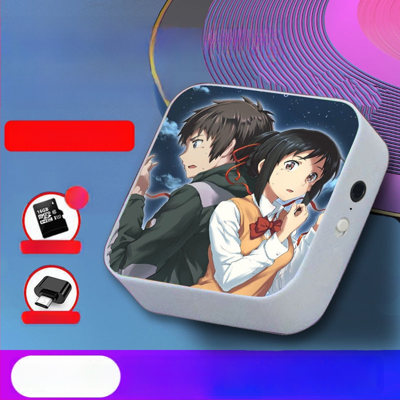 Bluetooth MP3-mängija õpilastele — 128MB salvestusruum; auto toide; kaasas kõrvaklapid, OTG ja mälukaart