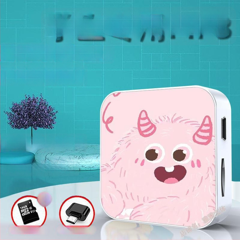 Bluetooth MP3-mängija õpilastele — 128MB salvestusruum; auto toide; kaasas kõrvaklapid, OTG ja mälukaart