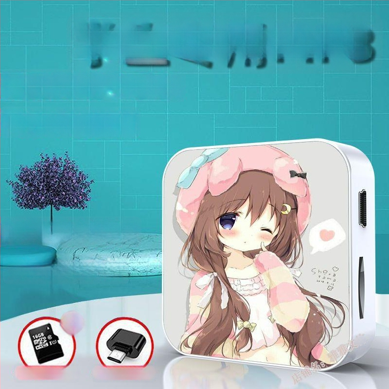 Bluetooth MP3-mängija õpilastele — 128MB salvestusruum; auto toide; kaasas kõrvaklapid, OTG ja mälukaart