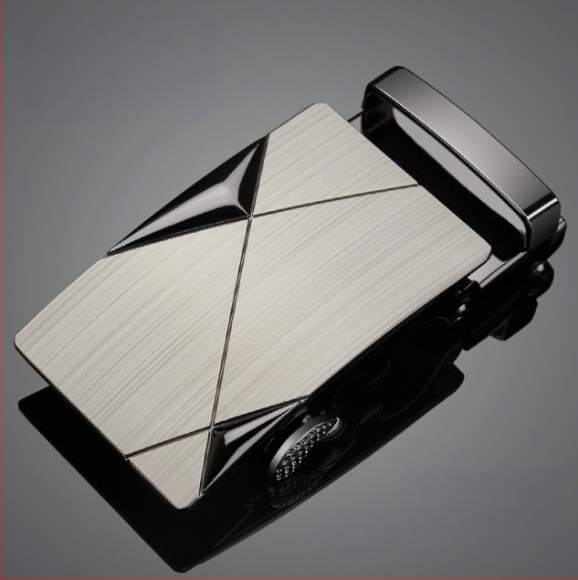 Férfi öv ötvözetből készült automata csattal, négyzet alakú csattal, üzleti stílus, testreszabható