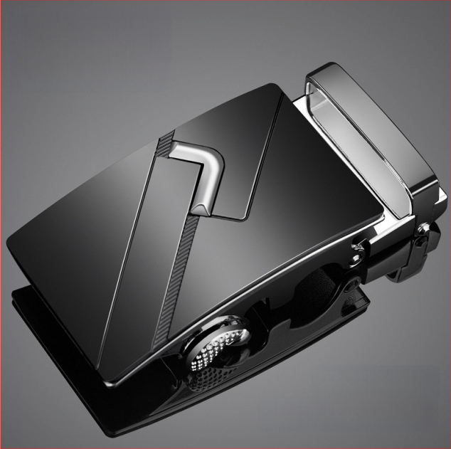 Férfi öv ötvözetből készült automata csattal, négyzet alakú csattal, üzleti stílus, testreszabható