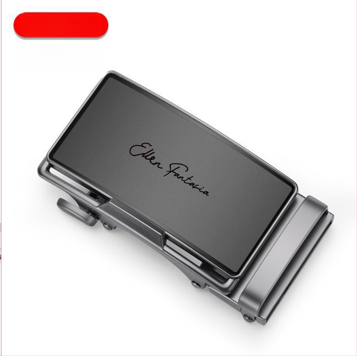 Férfi öv ötvözetből készült automata csattal, négyzet alakú csattal, üzleti stílus, testreszabható