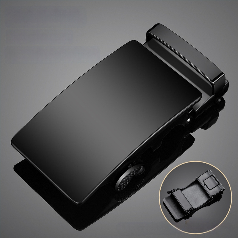 Férfi öv ötvözetből készült automata csattal, négyzet alakú csattal, üzleti stílus, testreszabható