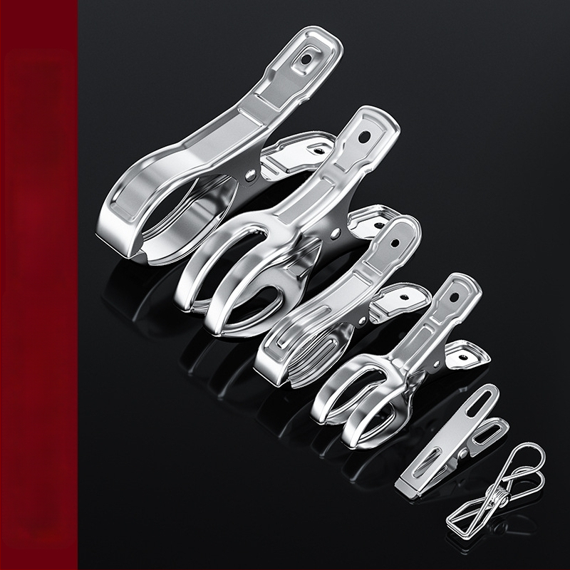 Džiovinimo klipsas iš nerūdijančio plieno, modelis 201, pakuotė 1000 vnt.