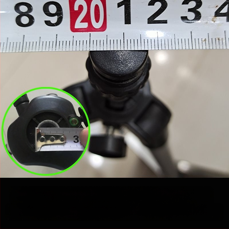 Stalak za snimanje iznad s univerzalnim držačem za mobitel i 3D pan-tilt glavom – plastika