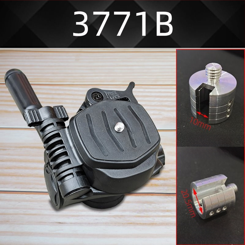 Stalak za snimanje iznad s univerzalnim držačem za mobitel i 3D pan-tilt glavom – plastika