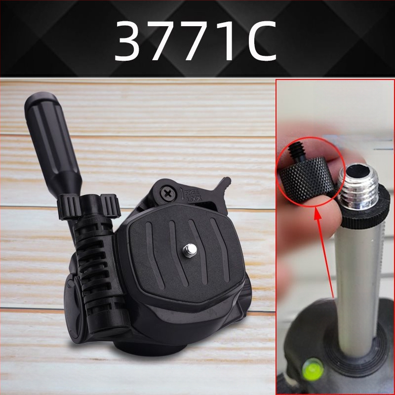 Stalak za snimanje iznad s univerzalnim držačem za mobitel i 3D pan-tilt glavom – plastika