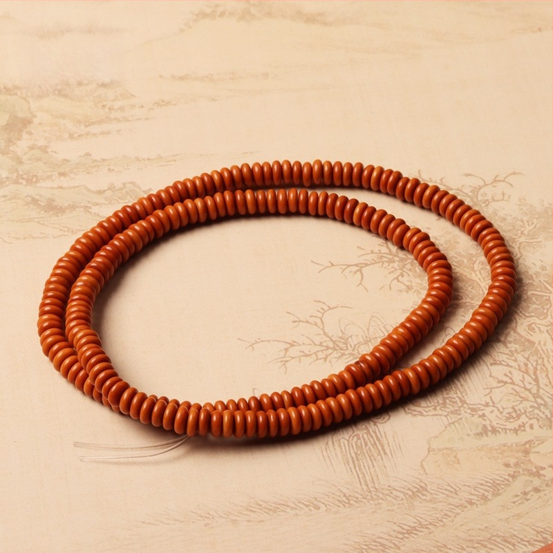 Perle Wenwan – Mărgele rotunde din sâmbure de măslină, spacer, lustruite, pentru accesorii DIY, Origine Yiwu