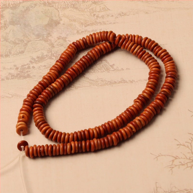 Perle Wenwan – Mărgele rotunde din sâmbure de măslină, spacer, lustruite, pentru accesorii DIY, Origine Yiwu