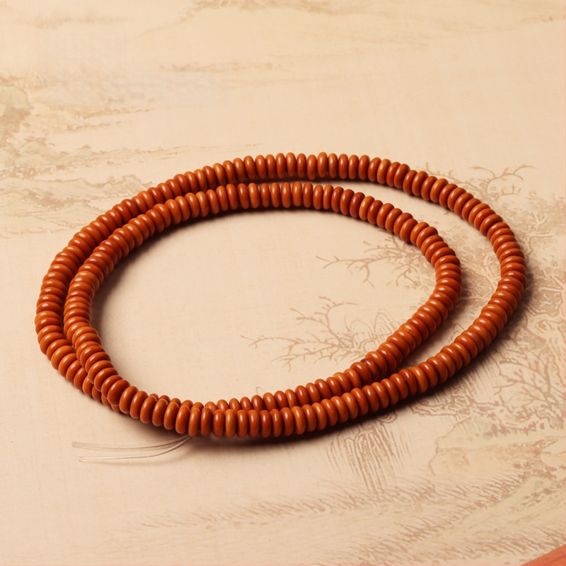 Perle Wenwan – Mărgele rotunde din sâmbure de măslină, spacer, lustruite, pentru accesorii DIY, Origine Yiwu