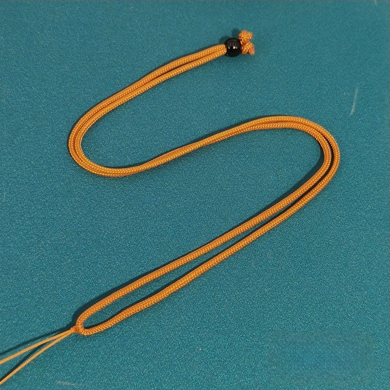 Unisex regulējama austas auklas kaklarota, DIY zīmols, bez metāla