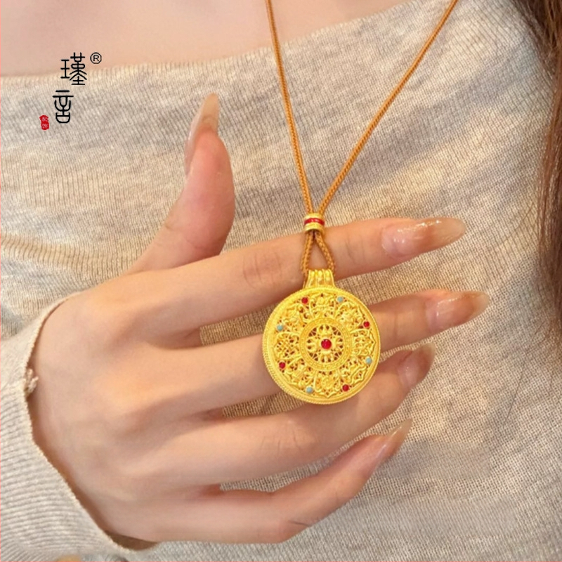 Varš kaklarota ar atslēgas kaula ķēdi, garums 61–70 cm, vintage literāri retro stils, izcelsme Yiwu.