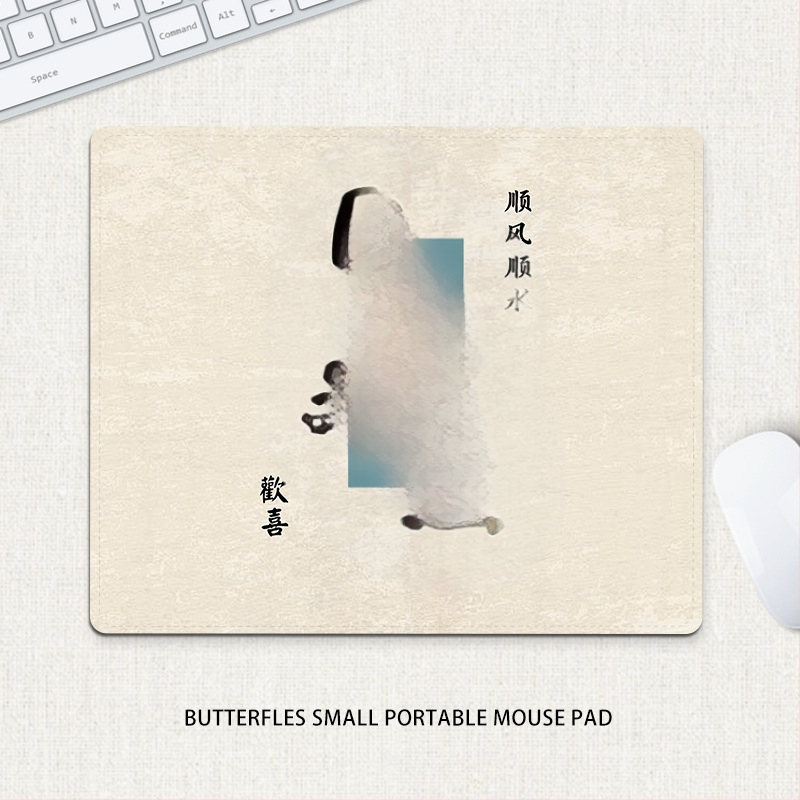 Компактна подложка за мишка – естествен каучук, против хлъзгане, печат с трансфер на топлина, едностранна; възможност за печат на лого