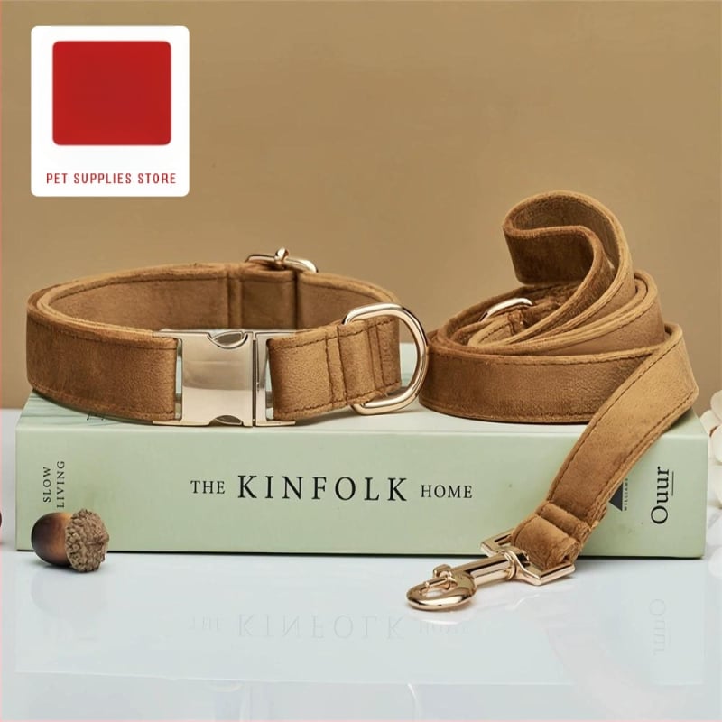 Кучешки нашийник Dadugo, с райета, от вълна, универсално пасва за всички кучета