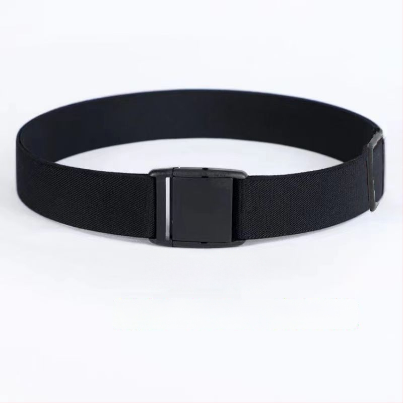 Ελαστική ζώνη μέσης από γνήσιο δέρμα για άνδρες και γυναίκες, αγκράφα με πιν, πλάτος κάτω από 2 εκ