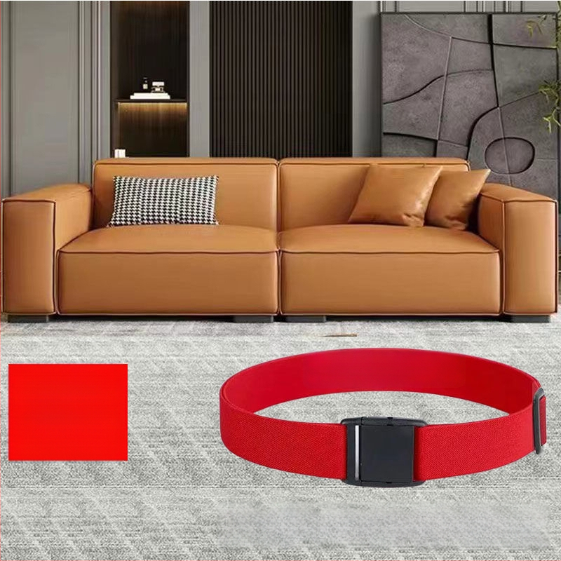 Ελαστική ζώνη μέσης από γνήσιο δέρμα για άνδρες και γυναίκες, αγκράφα με πιν, πλάτος κάτω από 2 εκ