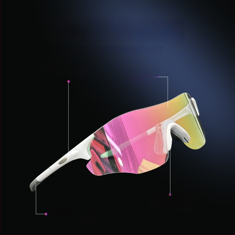 TR90 dviračių akinių be rėmelių, sporto stilius, unisex, modelis 103