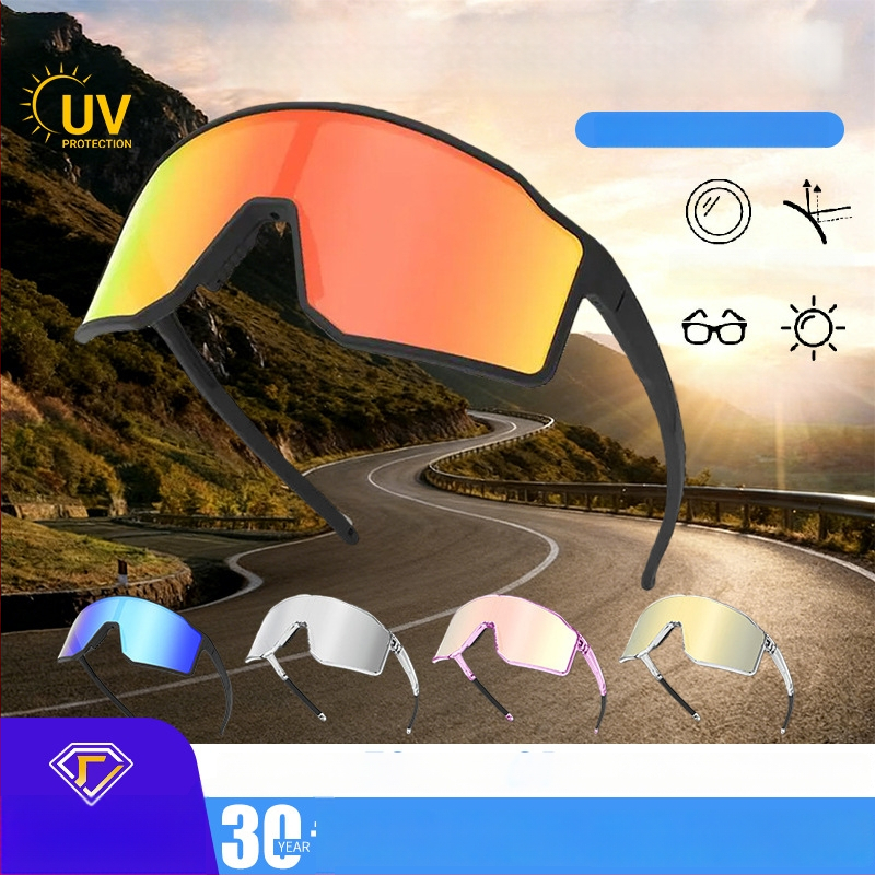 Poliarizuotos dviračių akinės, TR-90 rėmas, vėjo atsparios, pilnas rėmas, modelis Jh-161, reguliuojamos nosies pagalvėlės