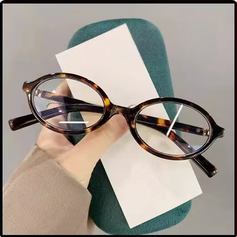 Ochelari de lectură cu protecție împotriva luminii albastre, ramă rotundă, lentile și ramă din PC, construcție cu ramă completă, suport pentru vedere la aproape, adulți, stil elegant