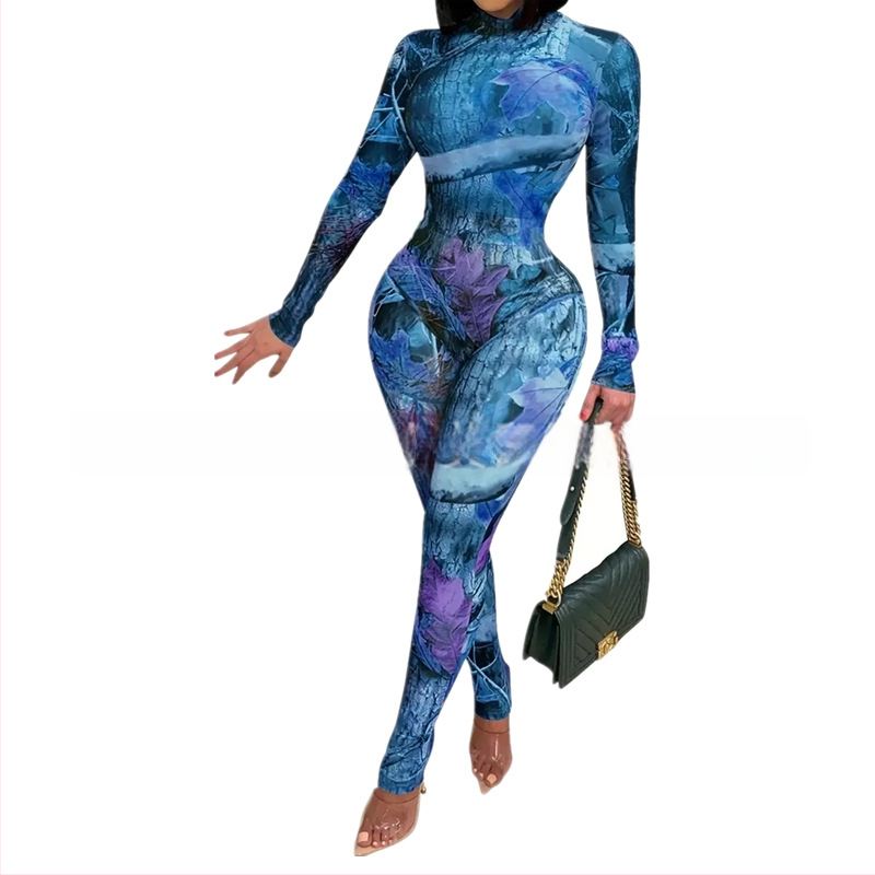 Garās piedurknes 3D drukāts kombinezons, ielu hipster stilam, piena zīda poliestera audums, stingras bikses