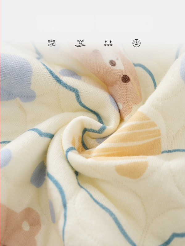 Zīdaiņu kombinezons no kokvilnas – trīs slāņu silts, rudens-ziemas sezonai, jaundzimušajiem, garas piedurknes, priekšējais vienkāršais aizvērums