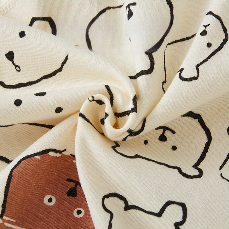 Zīdaiņu kombinezons un romper — 100% kokvilna, garas piedurknes, universāls, slīpa aizdare, ziemai, pavasarim un rudenim